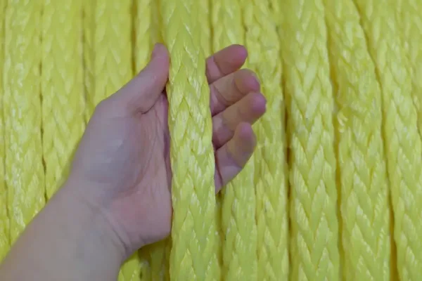 Rope | Nylon (PA) | Braided | Yellow | 18 mm| Impregnated | Garden | Sport