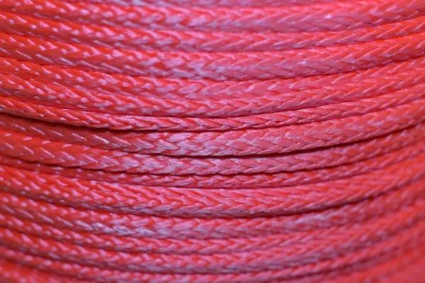 Rope | Nylon (PA) | Braided | Red | 6 mm| Impregnated | Garden | Sport
